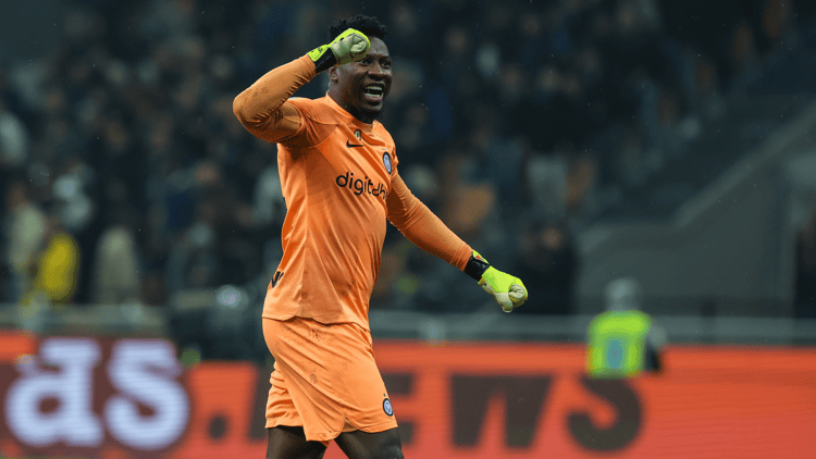 André Onana maakt tegenwoordig indruk bij Internazionale. 