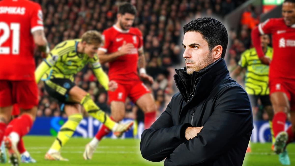 Mikel Arteta, Liverpool v Arsenal, 2023/24