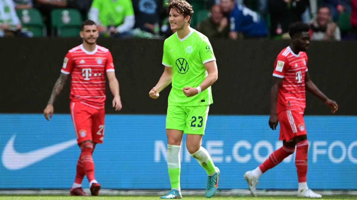 Jonas Wind plays for Wolfsburg