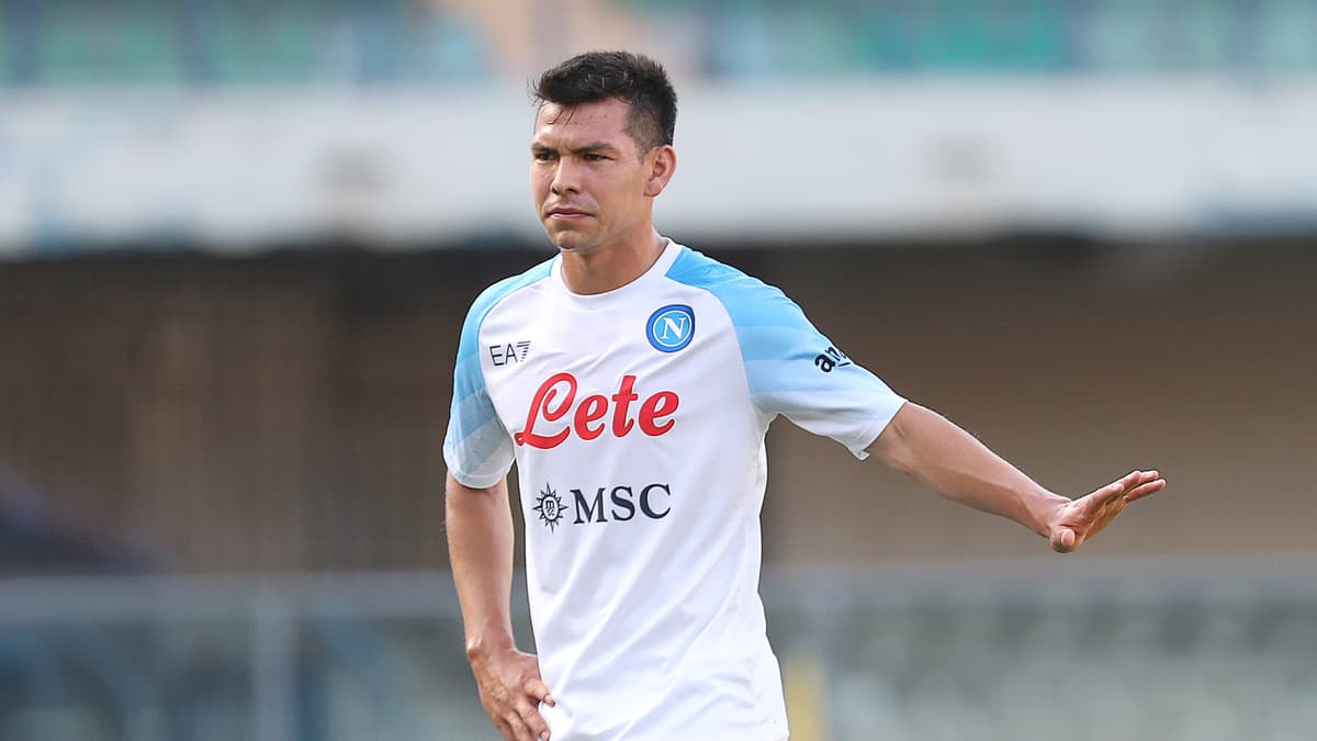 Hirving Lozano plays for Napoli