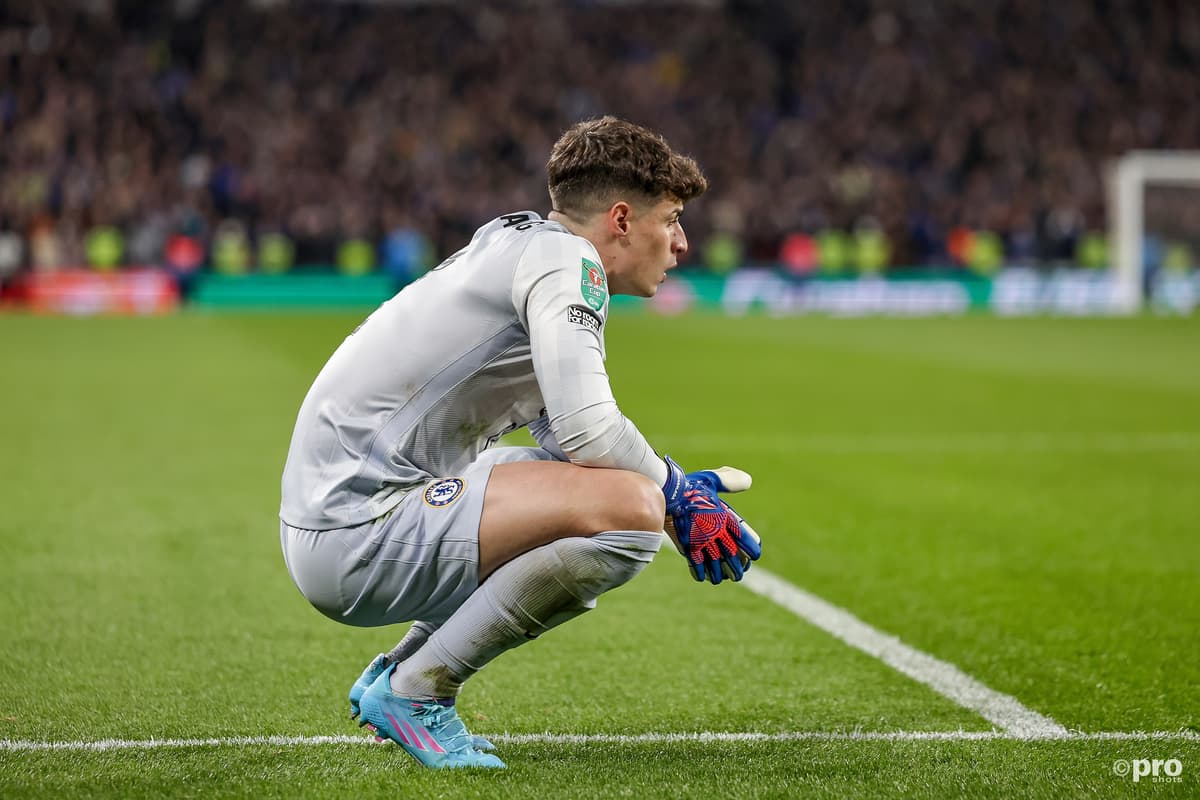 Kepa Arrizabalaga, Chelsea, EFL Cup final, 2021/22