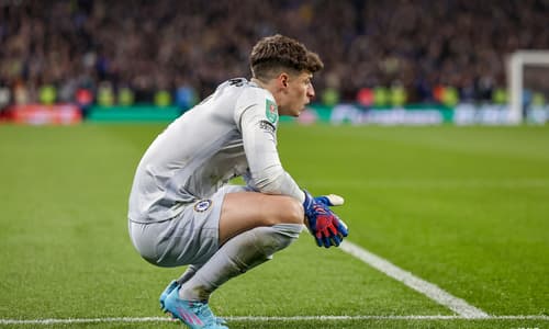 Kepa Arrizabalaga, Chelsea, EFL Cup final, 2021/22