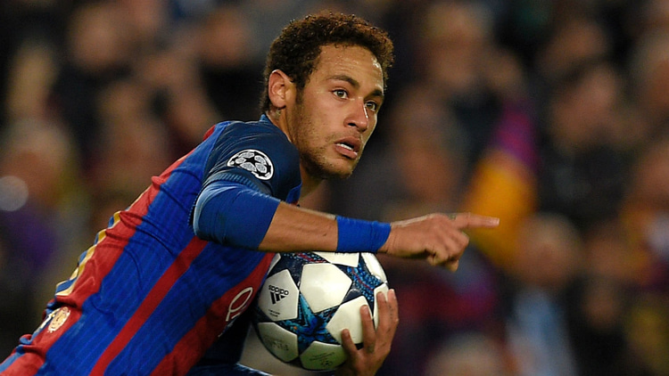 Neymar helped Barcelona win the 2014/15 Champions League