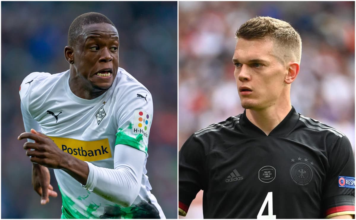 Gladbach's Denis Zakaria and Matthias Ginter