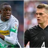 Gladbach's Denis Zakaria and Matthias Ginter
