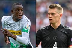 Gladbach's Denis Zakaria and Matthias Ginter