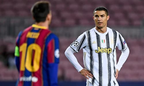 Lionel Messi and Cristiano Ronaldo, soon after the latter joined Juventus