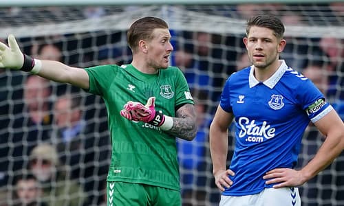 Jordan Pickford, James Tarkowski, Everton, 2023/24