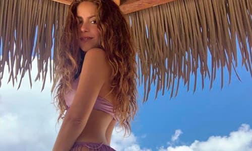 Shakira, the partner of Barcelona star Gerard Pique