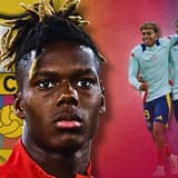 Nico Williams, Lamine Yamal, Barcelona