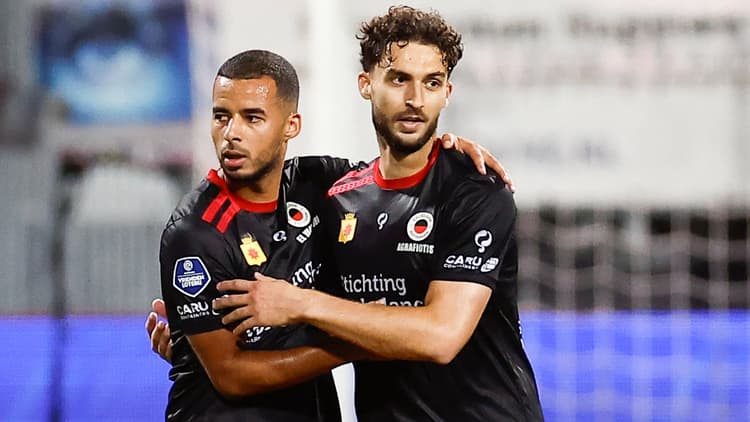 Nikolas Agrafiotis (rechts) heeft nog een contract tot medio 2024 bij Excelsior.