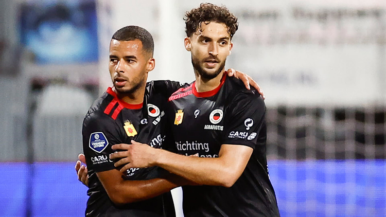 Nikolas Agrafiotis (rechts) heeft nog een contract tot medio 2024 bij Excelsior.