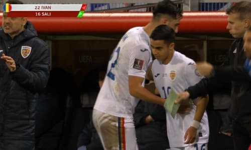Enes Sali, Romania v Liechtenstein, 2021