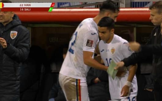 Enes Sali, Romania v Liechtenstein, 2021