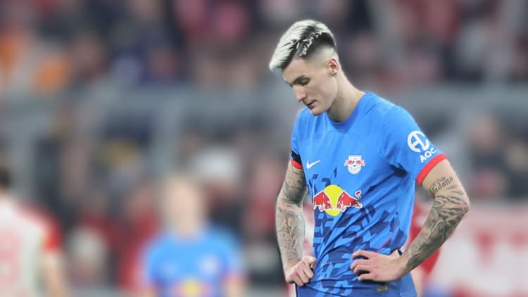 One of Leipzig's sought-after youngsters: Benjamin Sesko