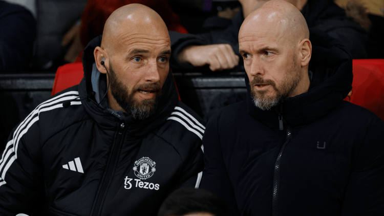 Mitchell van der Gaag was de afgelopen twee seizoenen de assistent van Erik ten Hag bij Manchester United.