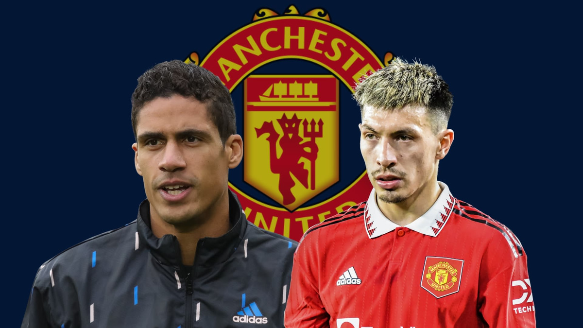 Lisandro Martinez and Raphael Varane, Man Utd