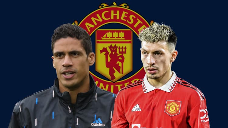 Raphael Varane and Lisandro Martinez are options