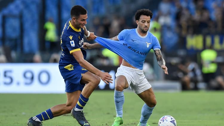 Diego Coppola in actie tegen Lazio.