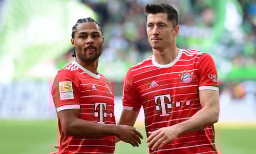 Serge Gnabry, Robert Lewandowski, Bayern Munich, 2021/22
