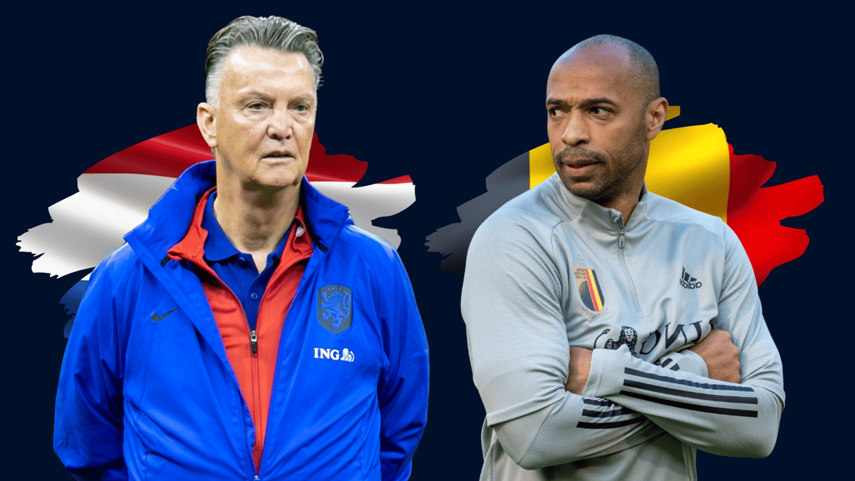 Louis van Gaal, Thierry Henry, Nederland - Belgie