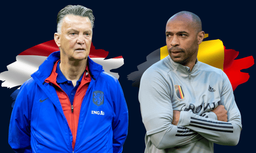 Louis van Gaal, Thierry Henry, Nederland - Belgie