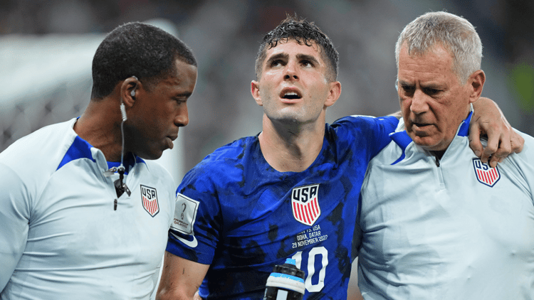 Christian Pulisic maakte de enige treffer tegen Iran. 