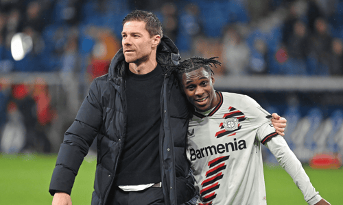 Jeremie Frimpong Xabi Alonso Leverkusen