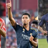 Jude Bellingham, Harry Kane, Kylian Mbappe