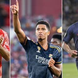 Jude Bellingham, Harry Kane, Kylian Mbappe