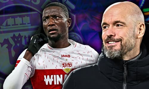 Serhou Guirassy, Erik ten Hag, Man Utd