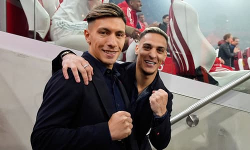 Lisandro Martinez and Antony at Ajax