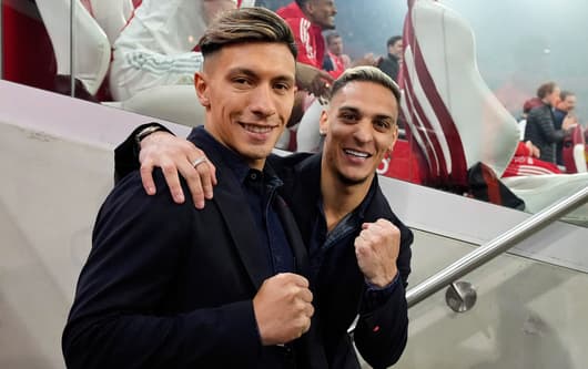 Lisandro Martinez and Antony at Ajax