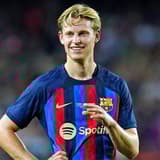 Frenkie de Jong in action for Barcelona.