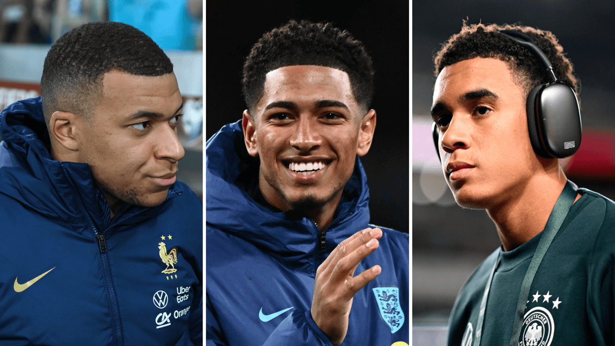 Kylian Mbappe, Jude Bellingham, Jamal Musiala, 2023/24