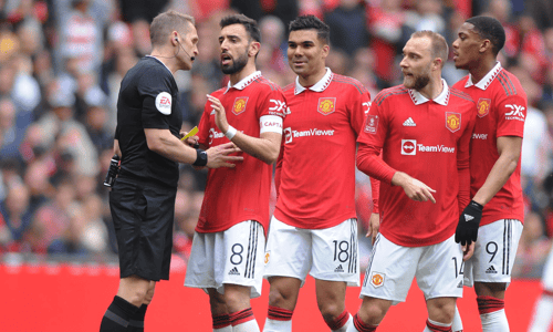 Casemiro, Christian Eriksen, Bruno Fernandes, Anthony Martial