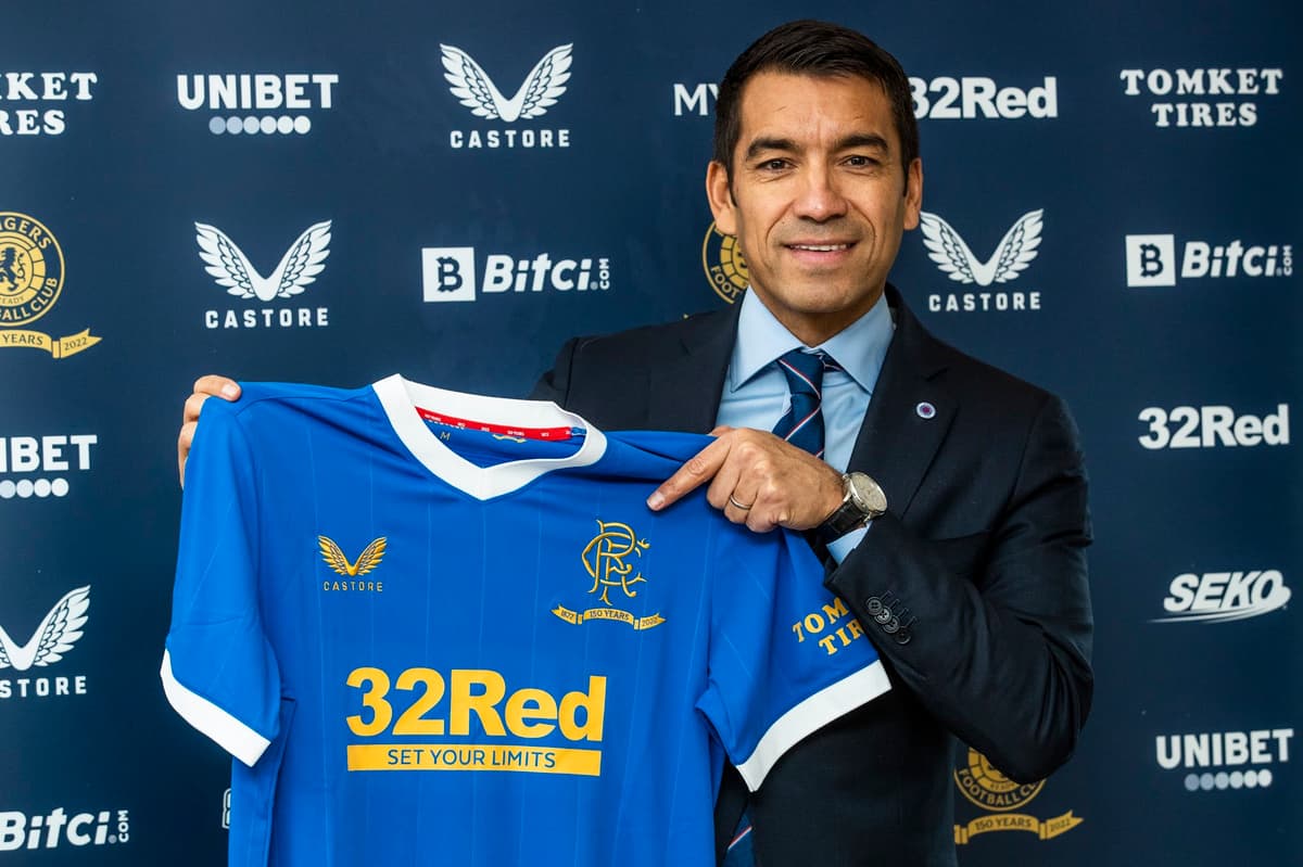 Rangers manager Giovanni van Bronckhorst
