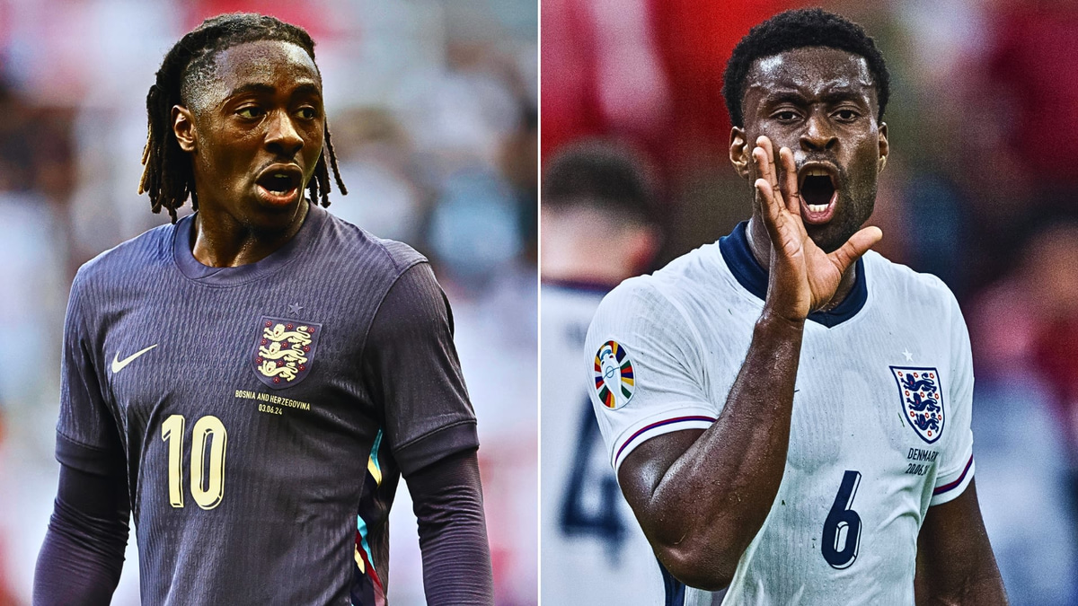 Eberechi Eze, Marc Guehi, England, Crystal Palace, 2023/24