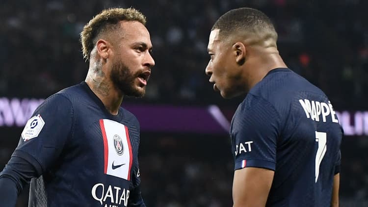 Kylian Mbappe and Neymar, 2022-23