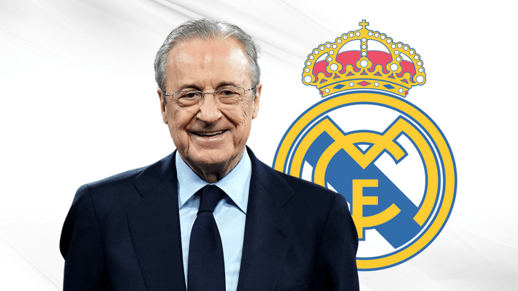 Real Madrid president Florentino Perez