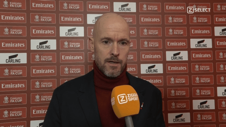 Ook Erik ten Hag deed dit seizoen amper beroep op Donny van de Beek.