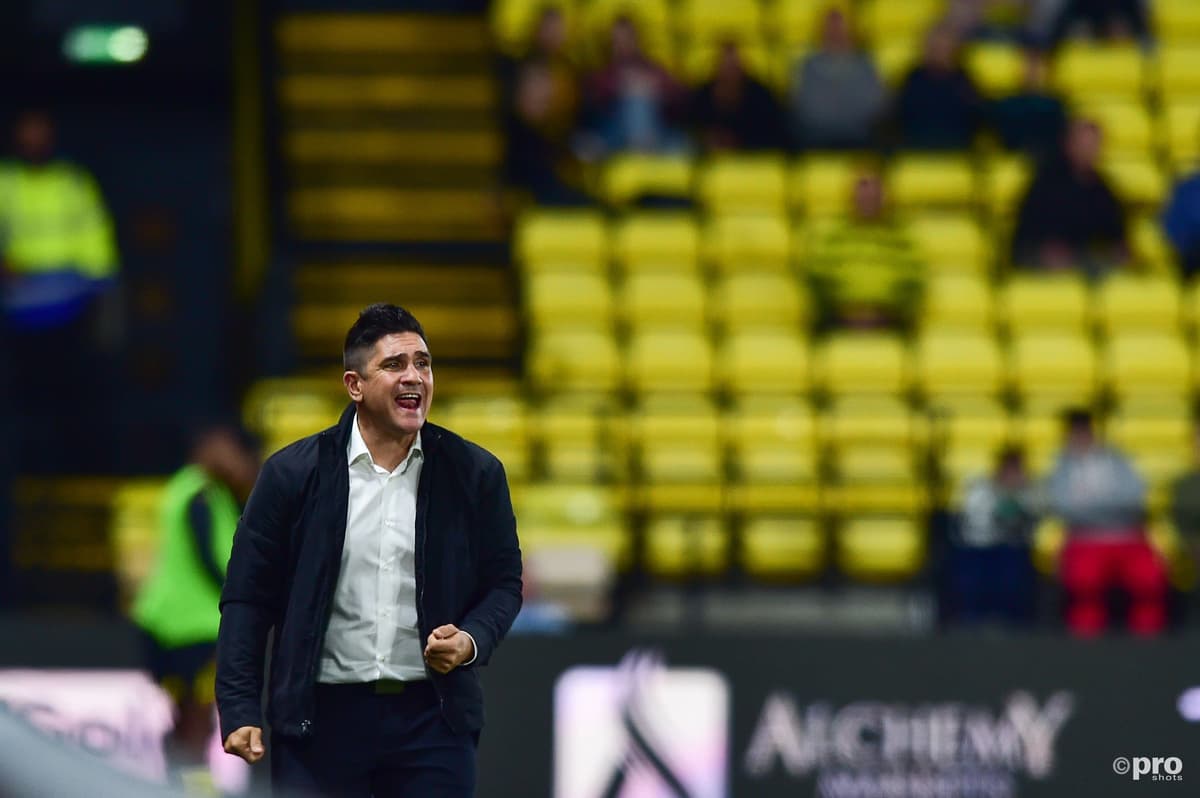 Xisco Munoz during a Watford match vs Stoke City.