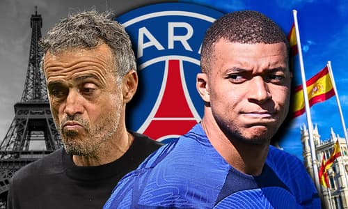 Luis Enrique, Kylian Mbappe, PSG