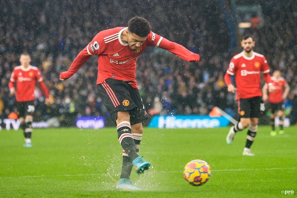 Manchester United forward Jadon Sancho