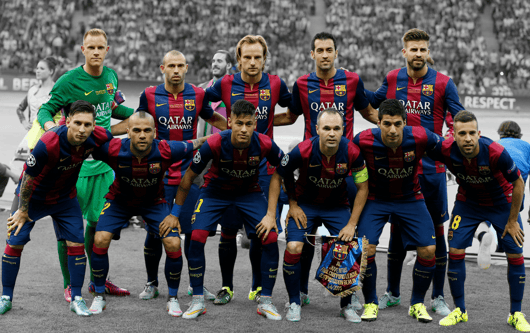 Barcelona, Team photo 2015