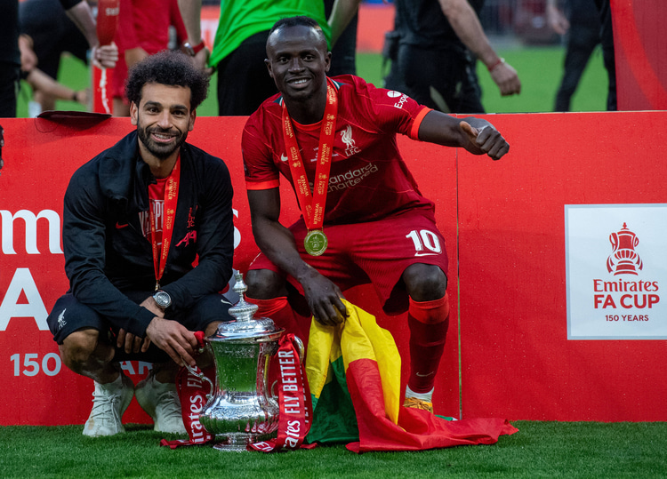 Mo Salah and Sadio Mane