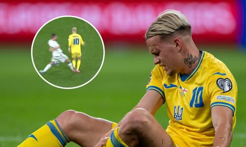 Mykhailo Mudryk, Ukraine vs Italy
