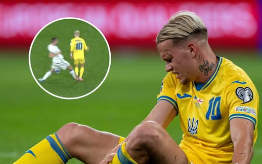 Mykhailo Mudryk, Ukraine vs Italy