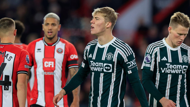 Hojlund has five goals in Europe but none in Premier League