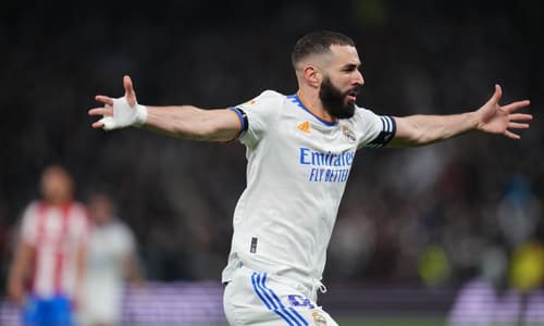 Karim Benzema, Real Madrid v Atletico Madrid, 2021-22